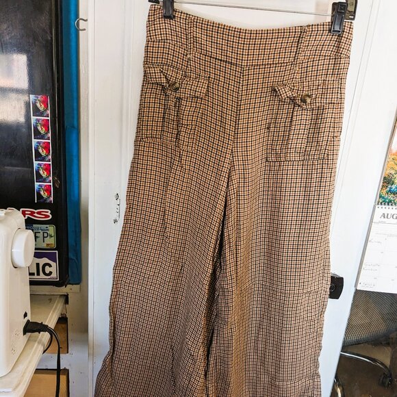 American Eagle Wide Leg Pull-On Pants Sz M - Picture 2 of 8